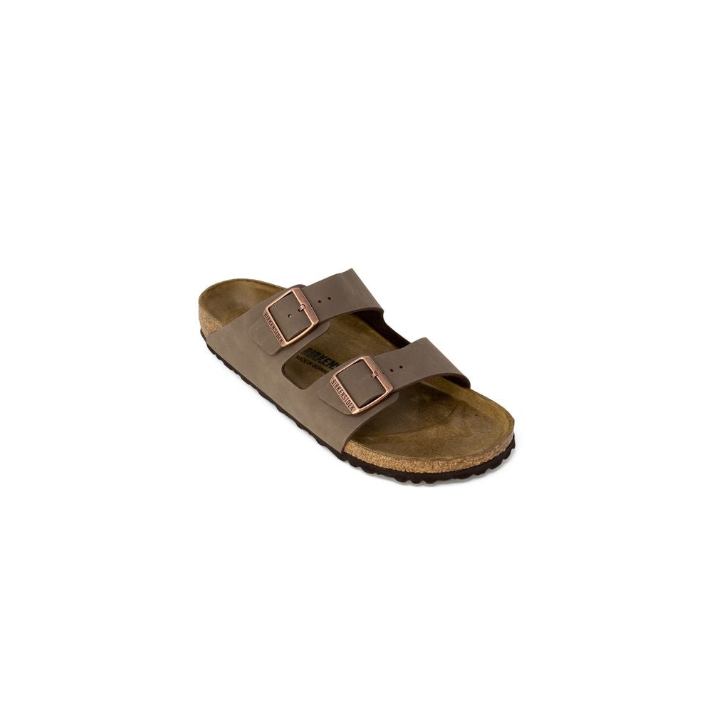 Birkenstock Brown Synthetic Slippers | Regal Royce