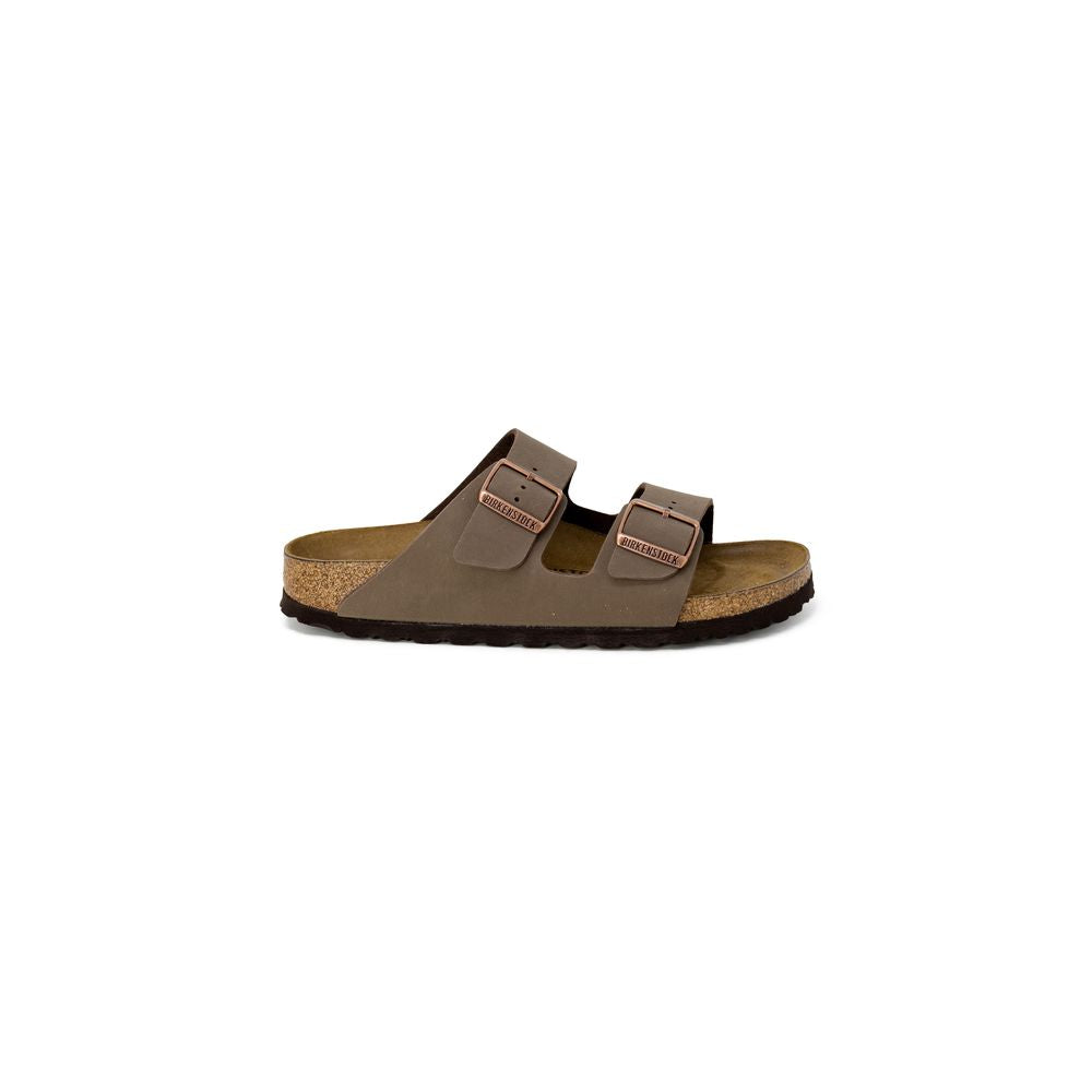 Birkenstock Brown Leather Slippers | Regal Royce