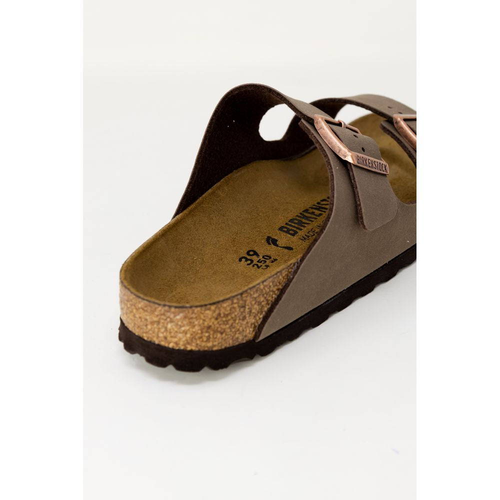 Birkenstock Brown Leather Slippers | Regal Royce