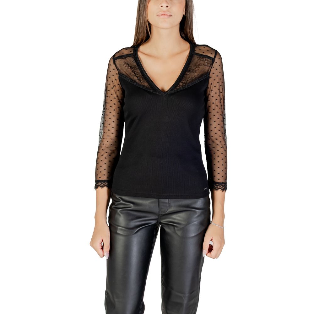 Morgan De Toi Black Polyester Blouse | Regal Royce