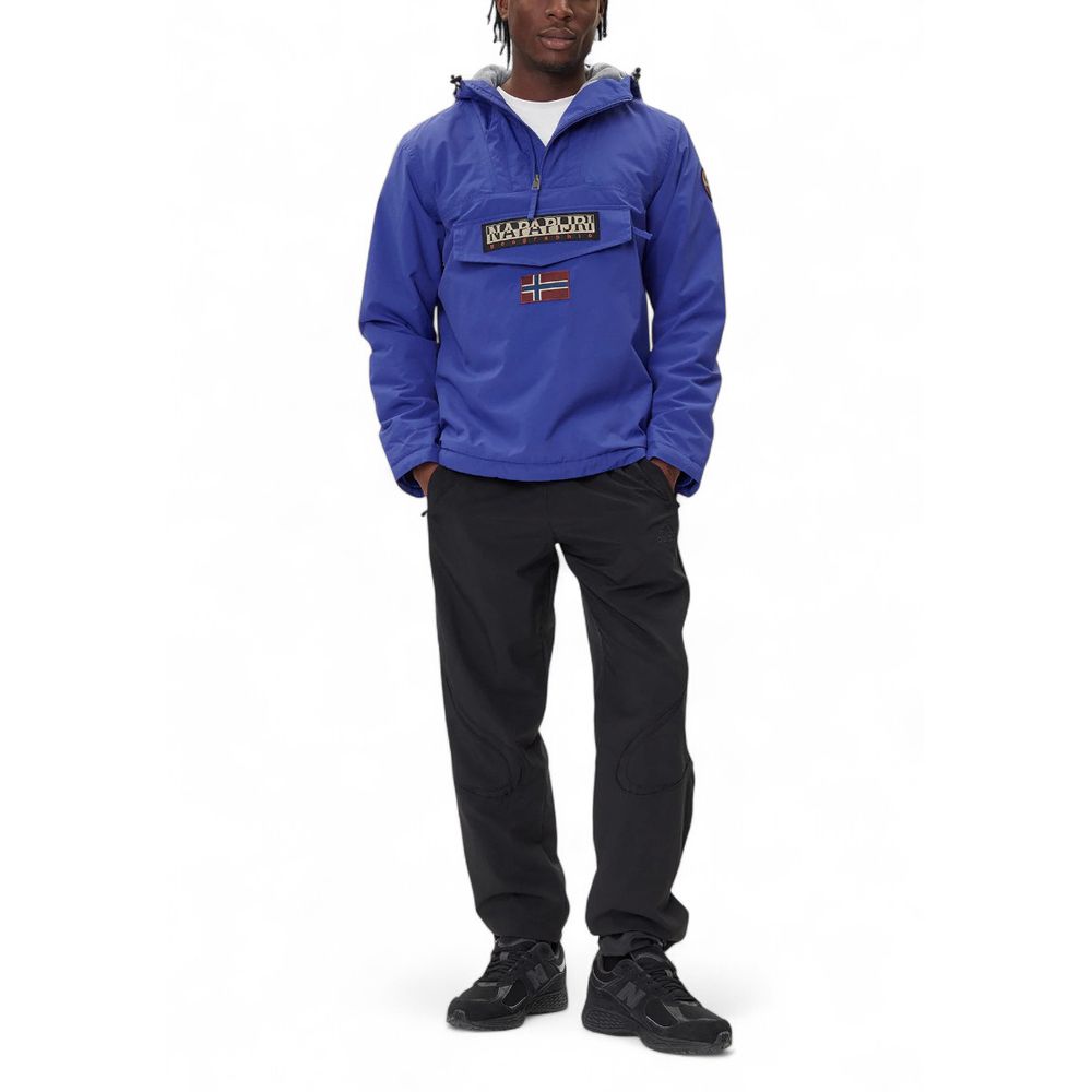 Napapijri Blue Polyamide Shell Jacket | Regal Royce