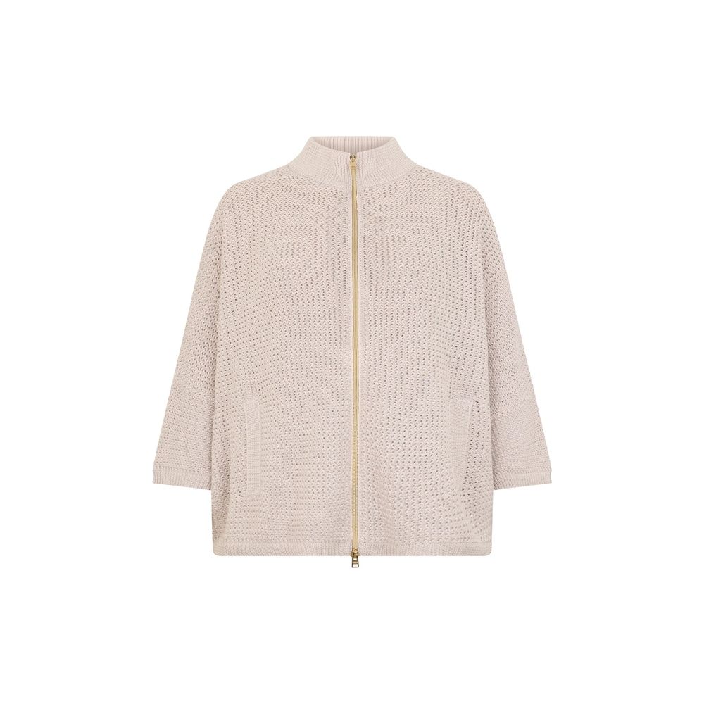 Herno Beige Cotton Cardigan | Regal Royce