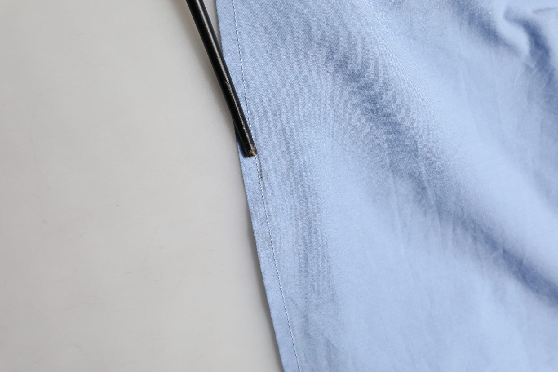 L'Autre Chose Light Blue Cotton Off Shoulder Long Sleeves Top | Regal Royce