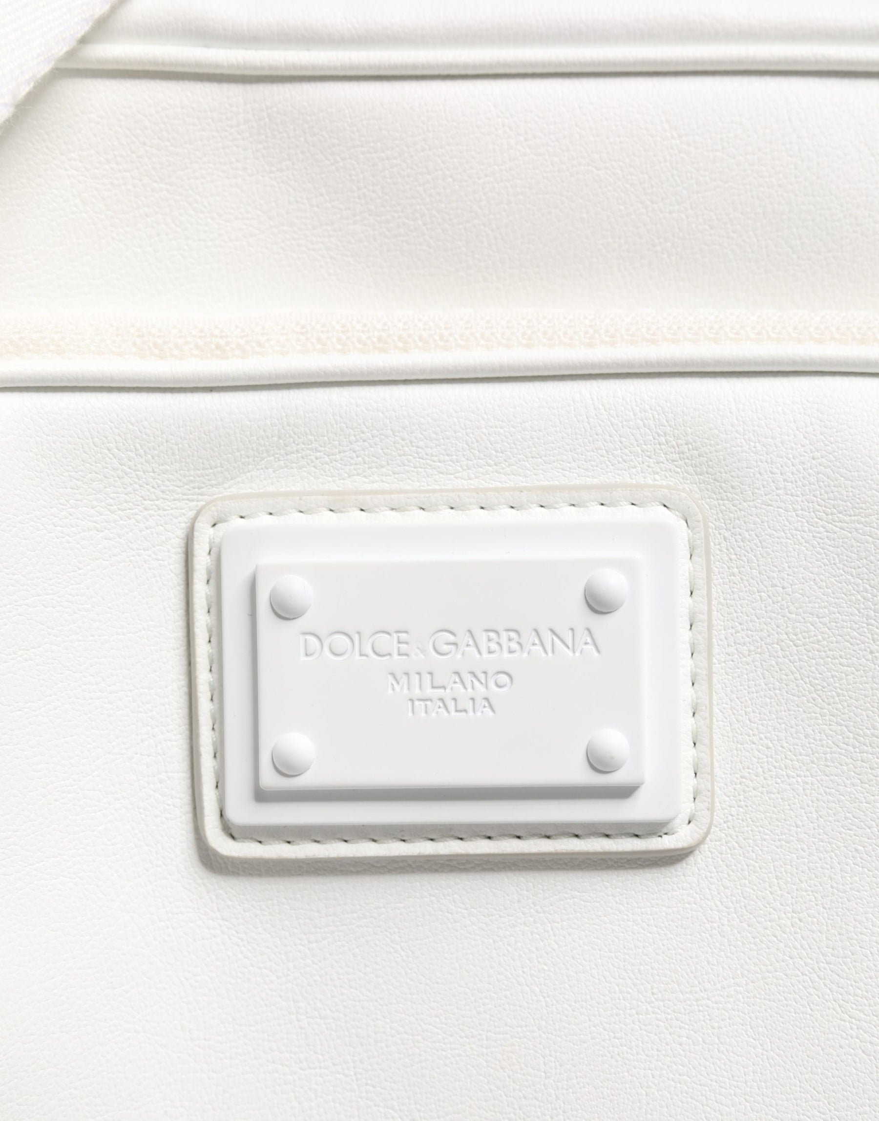 Dolce & Gabbana White Logo Plaque Crossbody Shoulder Borse Men Bag | Regal Royce