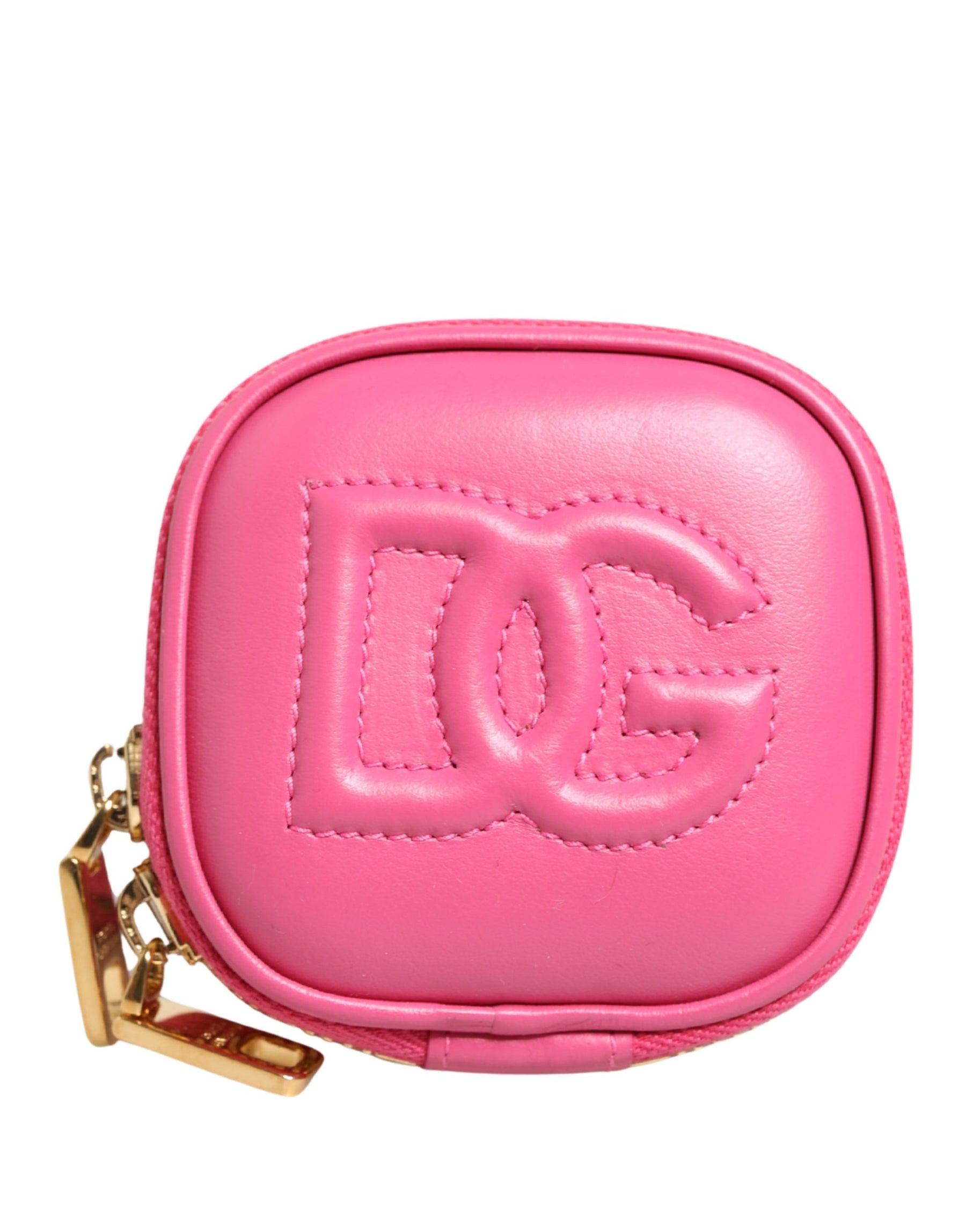 Dolce & Gabbana Pink Calf Leather DG Logo MULTIFUNCTIONAL KIT Borse Bag | Regal Royce