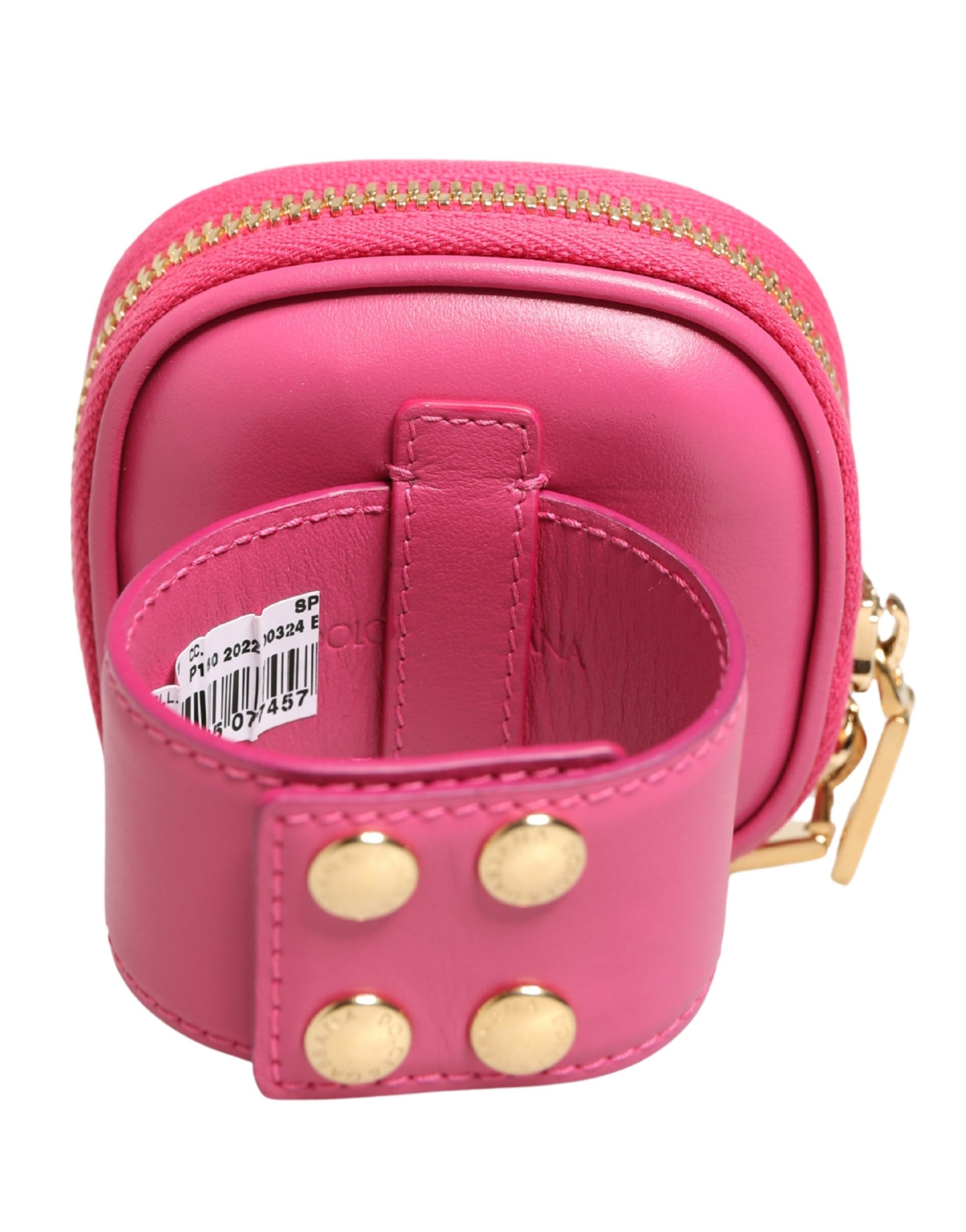 Dolce & Gabbana Pink Calf Leather DG Logo MULTIFUNCTIONAL KIT Borse Bag | Regal Royce