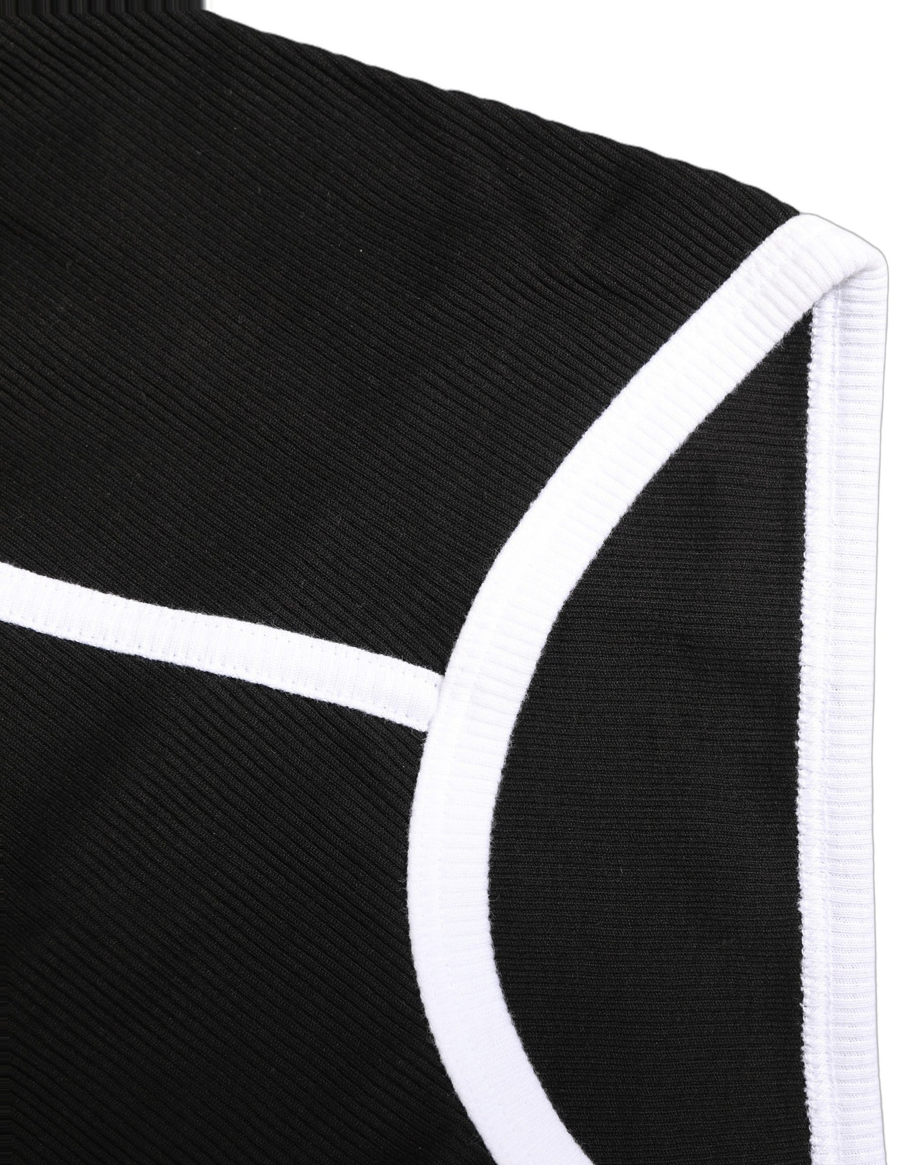 Dolce & Gabbana Black White Logo Waistband Coulotte Panty Underwear | Regal Royce