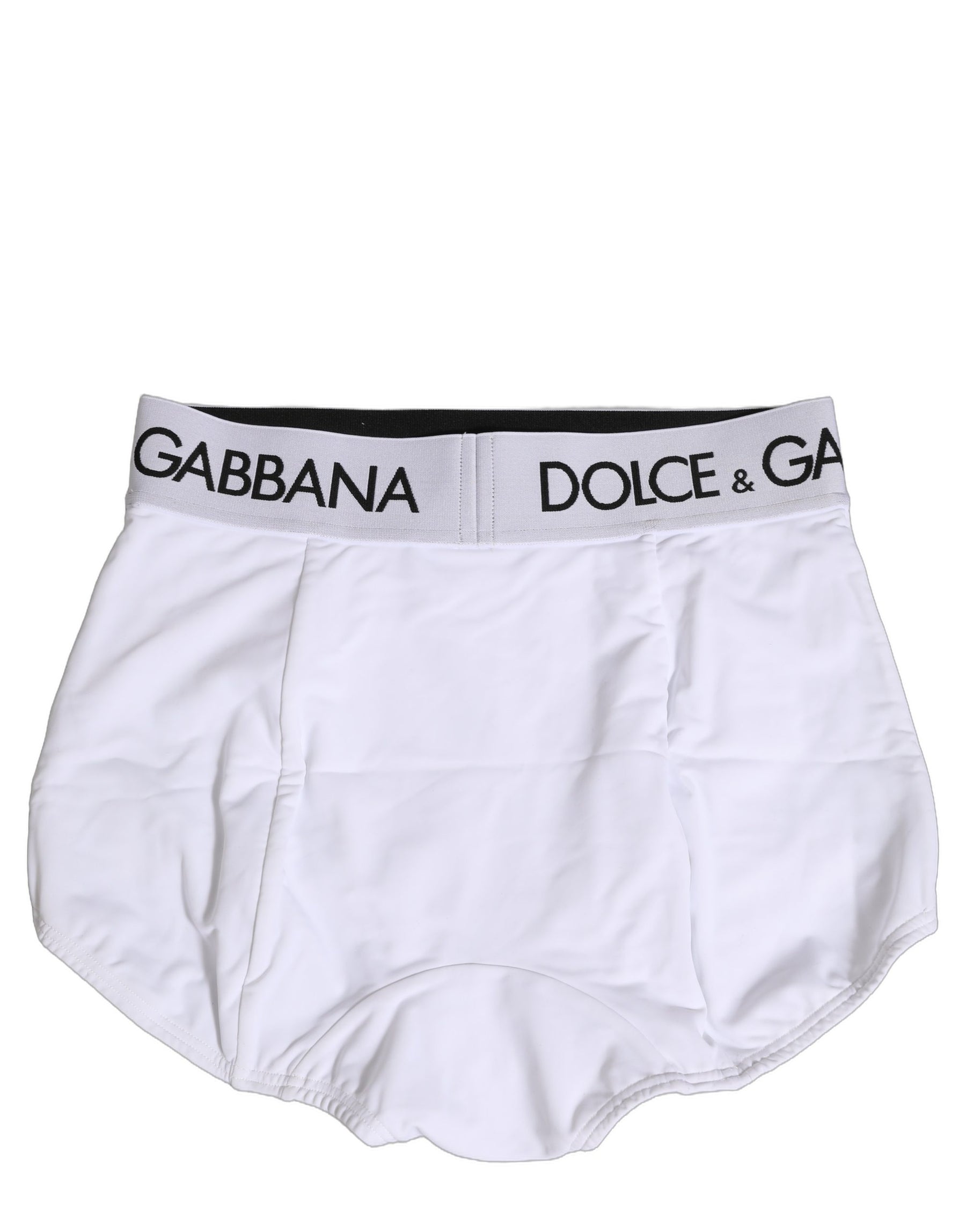 Dolce & Gabbana White Logo Waistband Coulotte Panty Underwear | Regal Royce