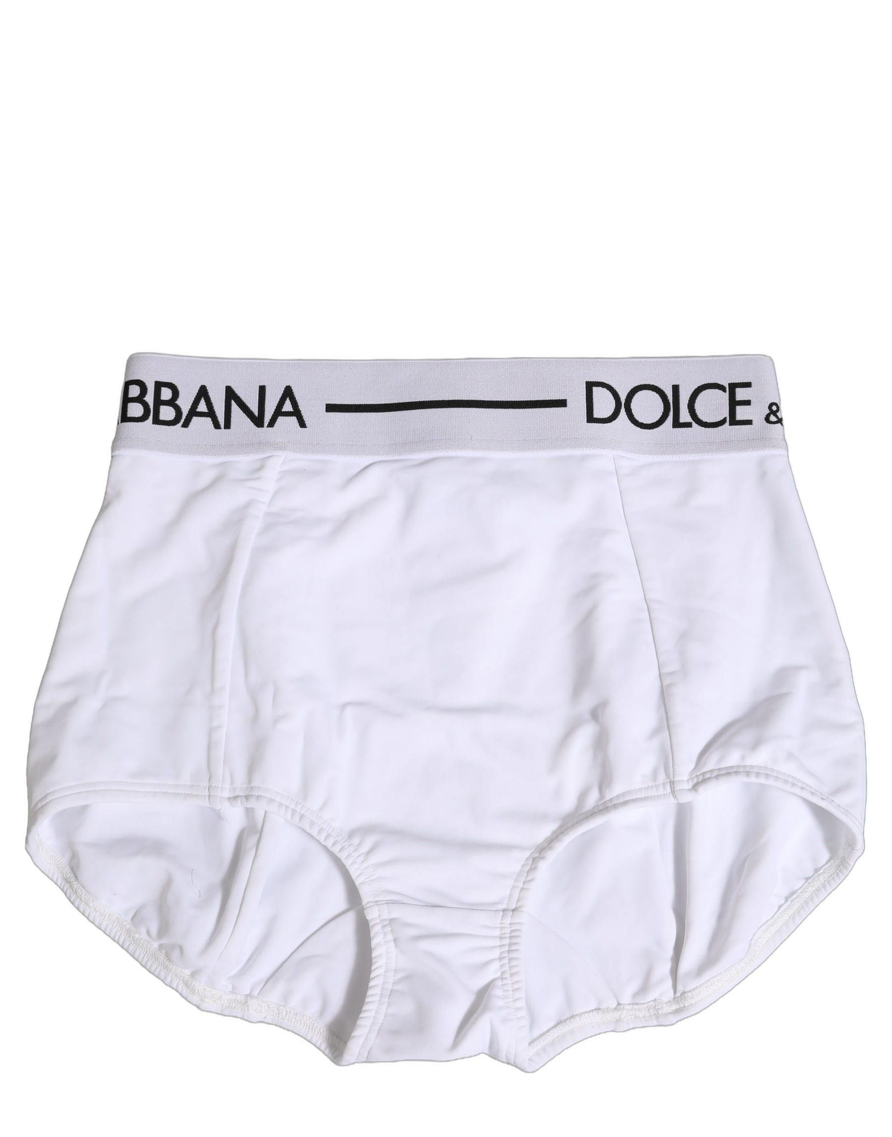 Dolce & Gabbana White Logo Waistband Coulotte Panty Underwear | Regal Royce