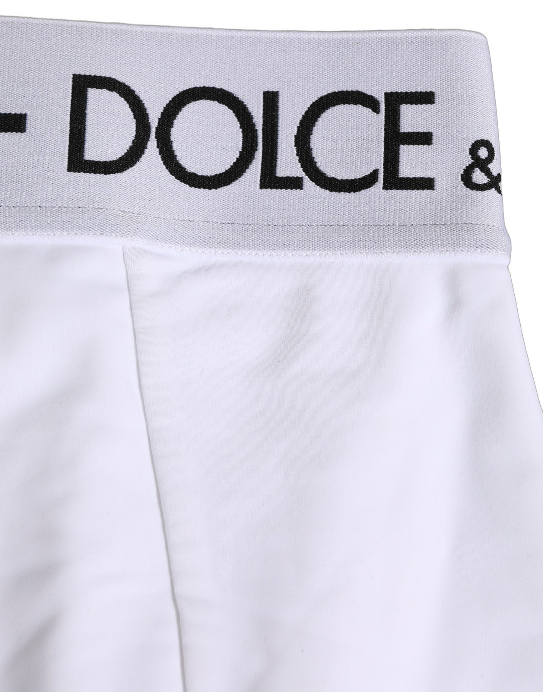Dolce & Gabbana White Logo Waistband Coulotte Panty Underwear | Regal Royce