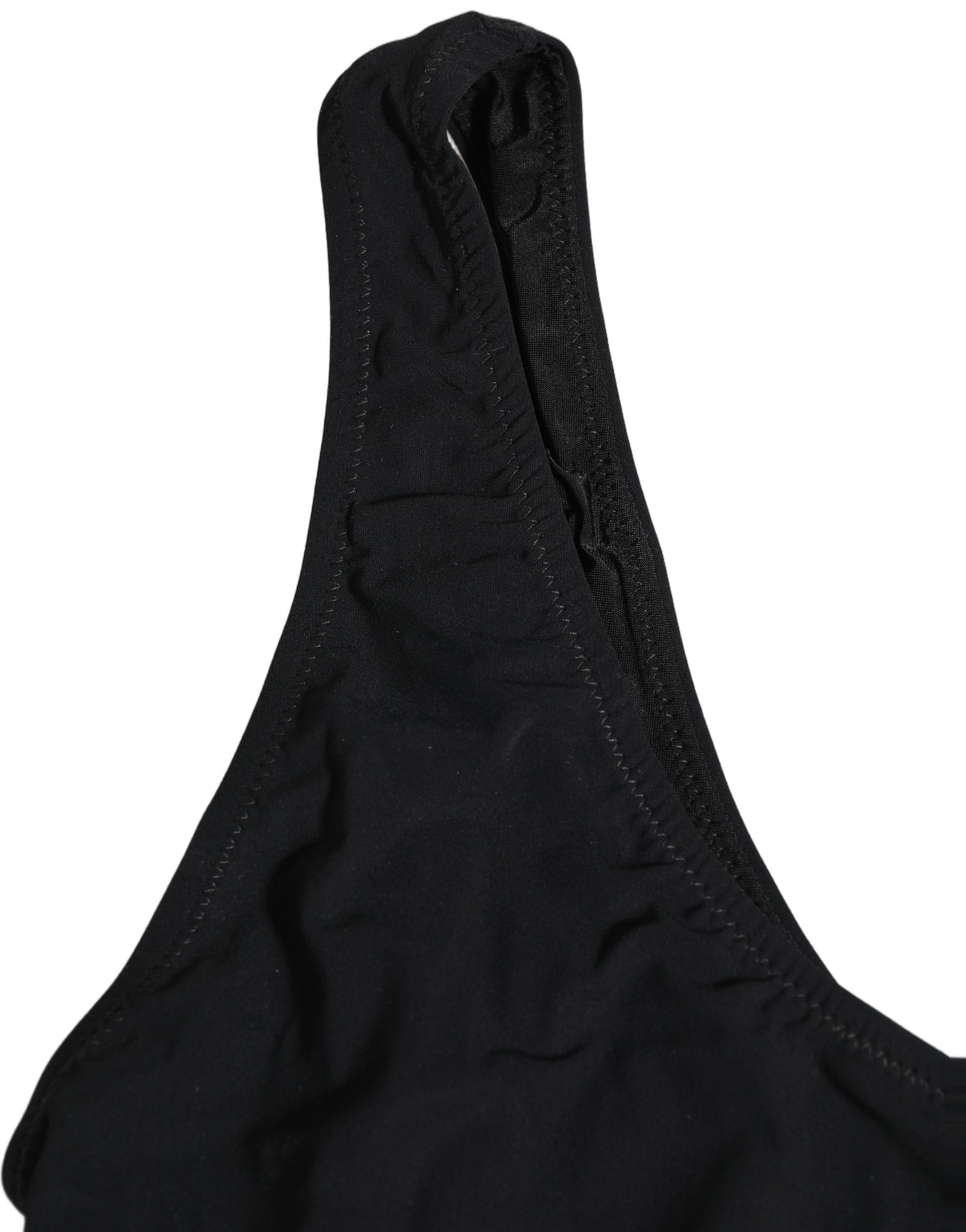 Dolce & Gabbana Black Cutout Logo One Piece Swimsuit Swimwear | Regal Royce