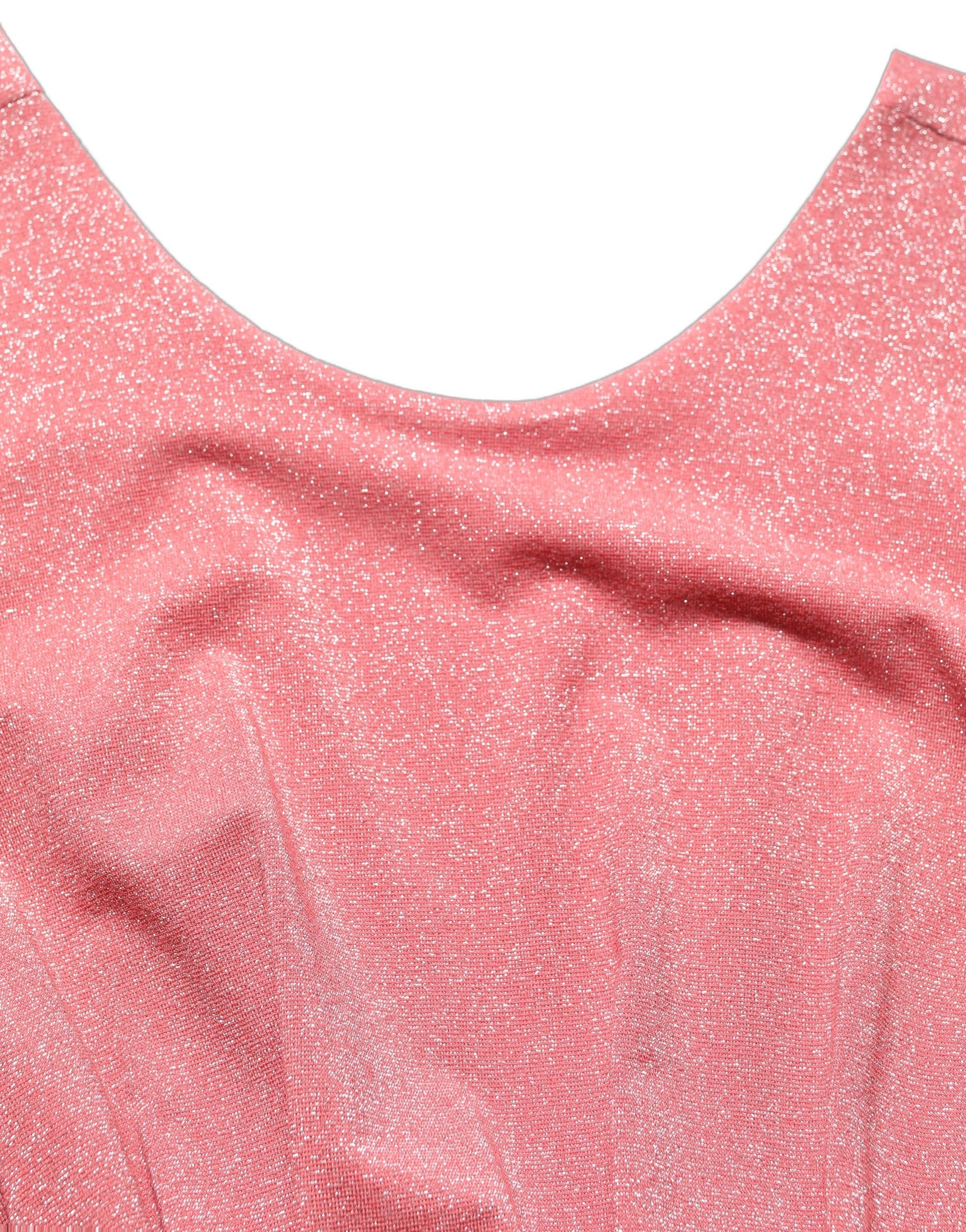 Dolce & Gabbana Coral Pink Pleated Sleeveless Max Dress | Regal Royce