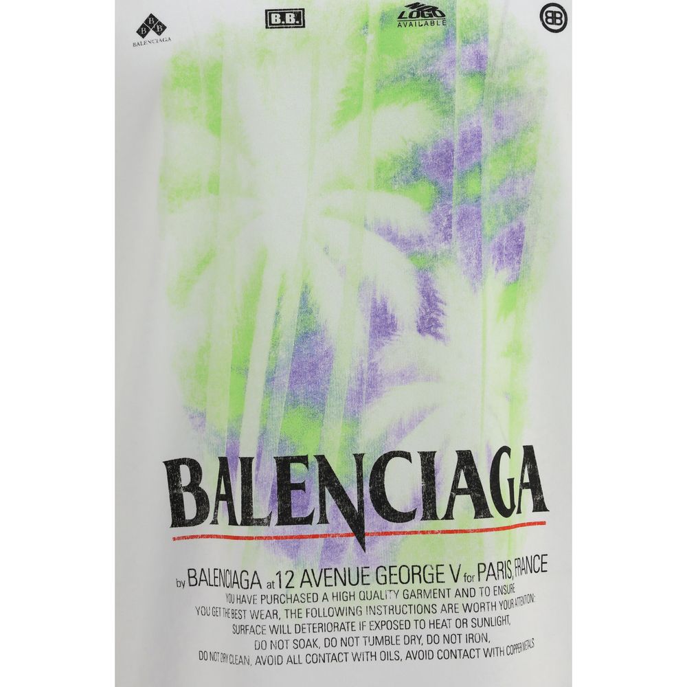 Balenciaga White Cotton T-Shirt | Regal Royce