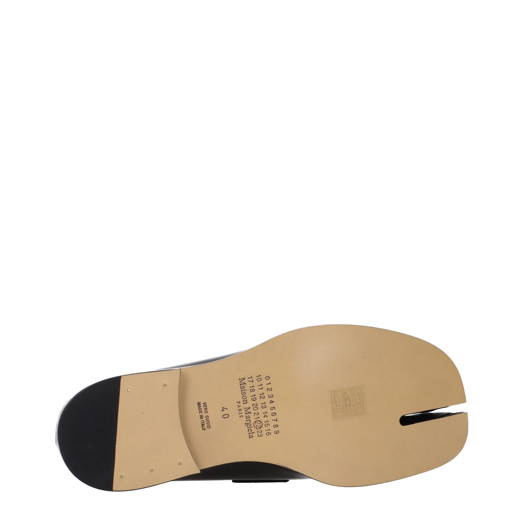 Maison Margiela Black Leather Slip-On Loafers | Regal Royce