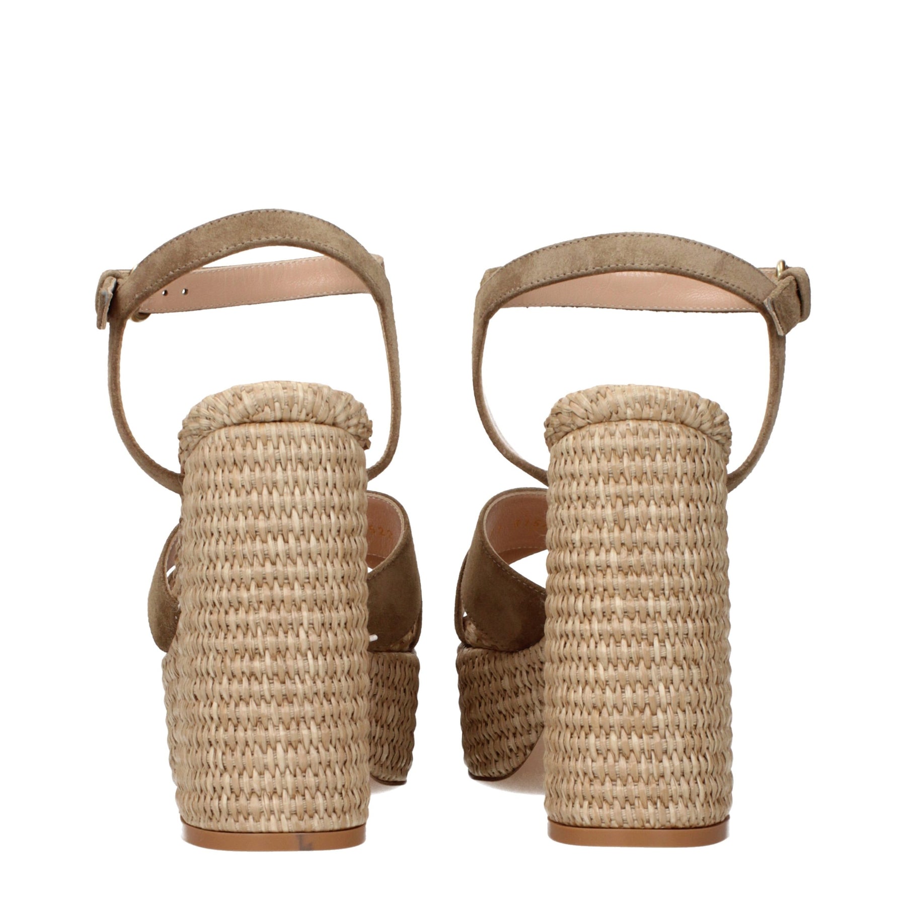 Gianvito Rossi Brown Leather Platform Sandals | Regal Royce