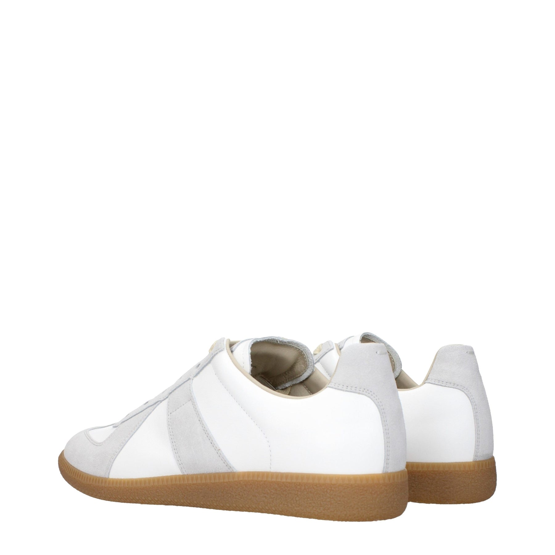 Maison Margiela White Leather Low Top Sneakers | Regal Royce