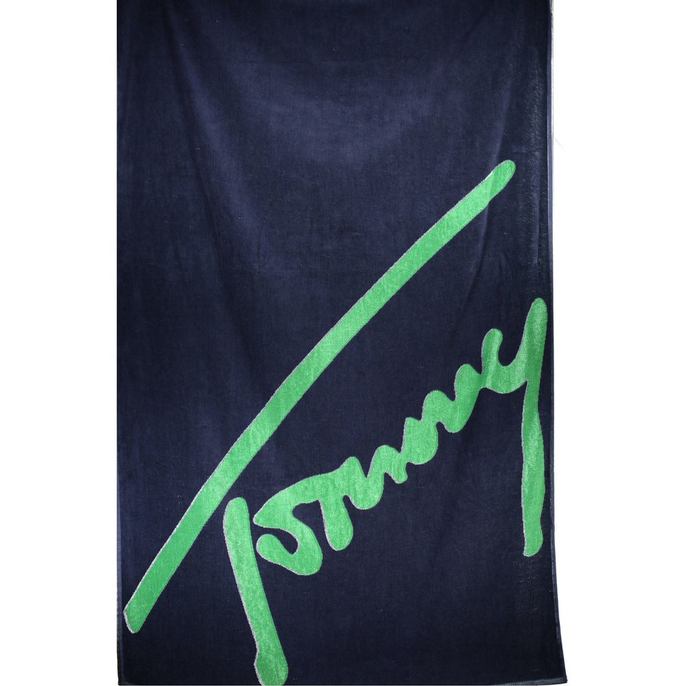 Tommy Hilfiger Blue Cotton Men's Towel | Regal Royce