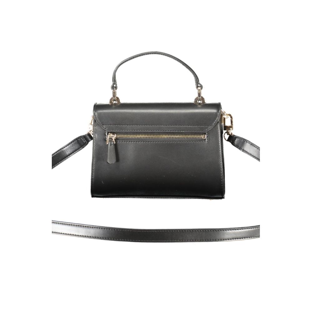 Guess Jeans Black Polyethylene Women Handbag | Regal Royce