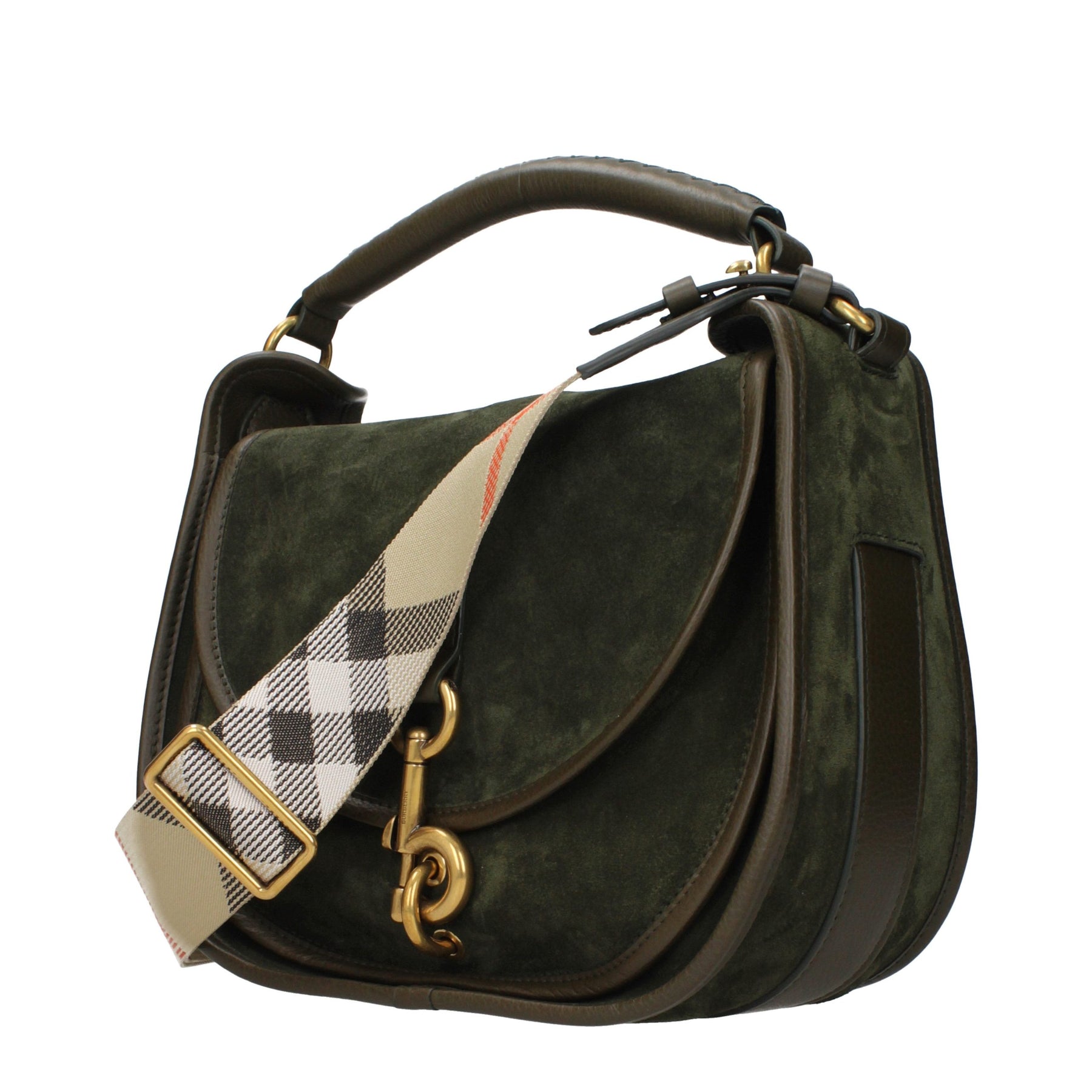 Burberry Green Leather Handbag | Regal Royce