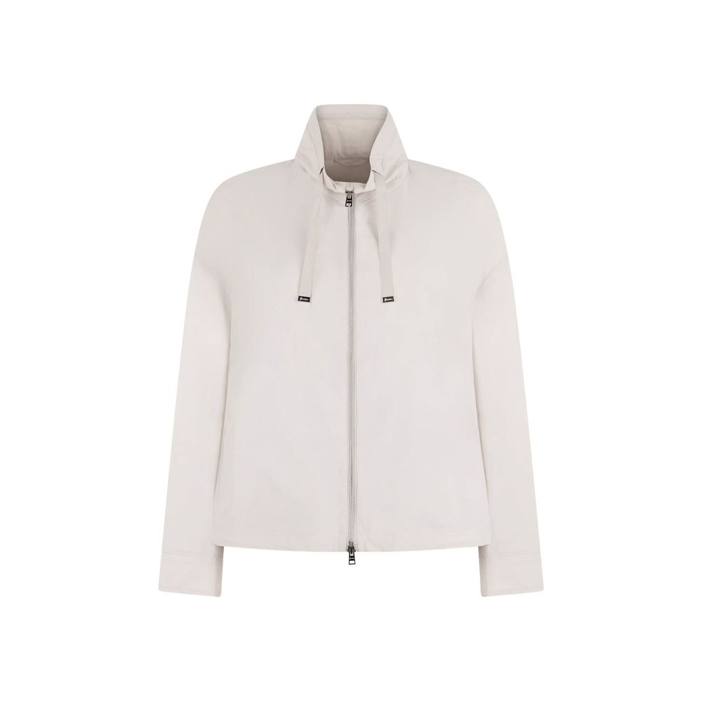 Herno Gray Polyamide Full-Length Jacket | Regal Royce