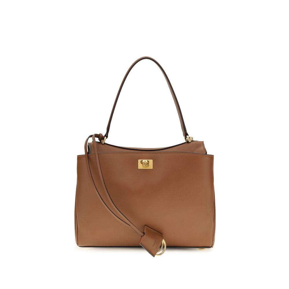 Balenciaga Brown Calf Leather Bos Taurus Shoulder Bag | Regal Royce