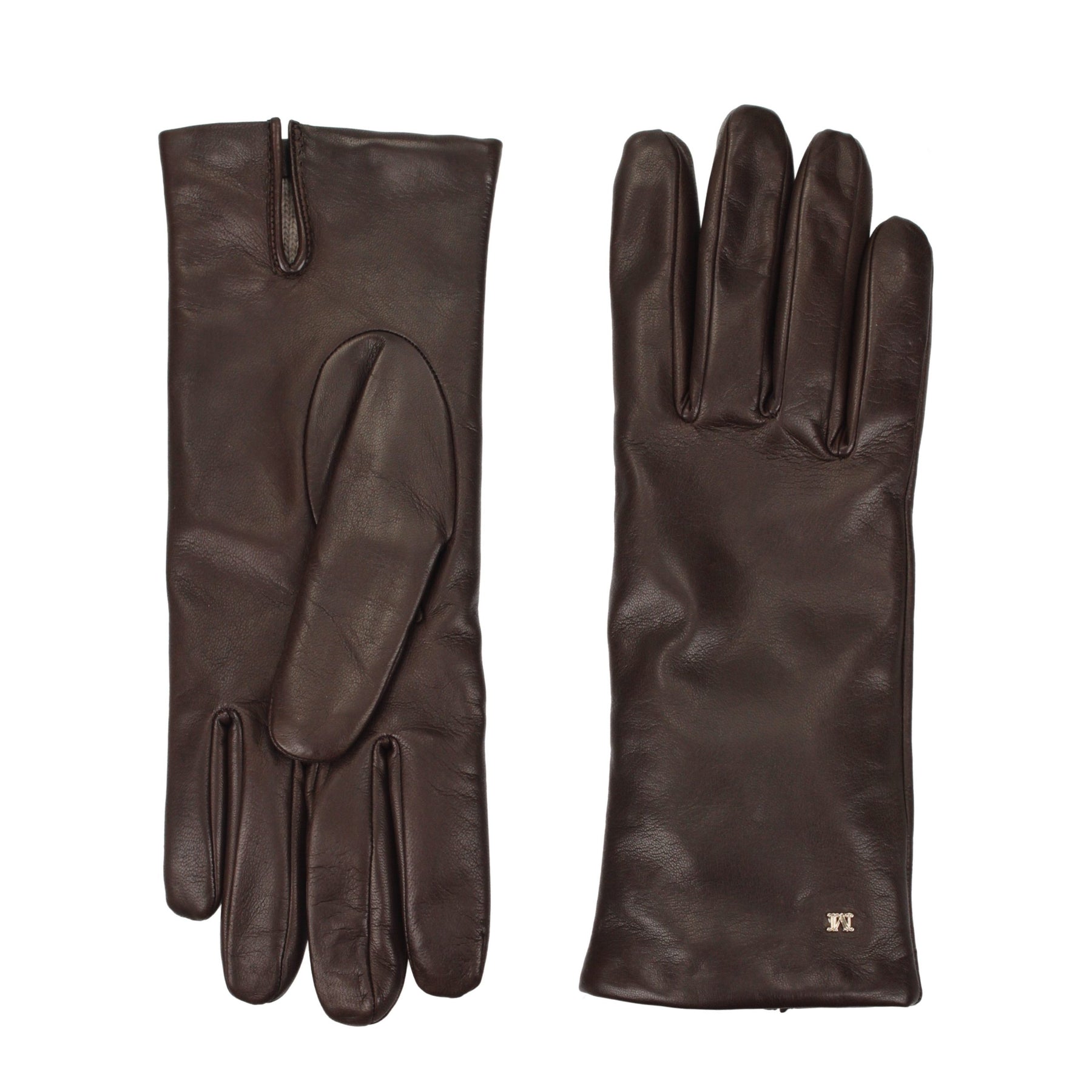 Max Mara Brown Leather Gloves | Regal Royce