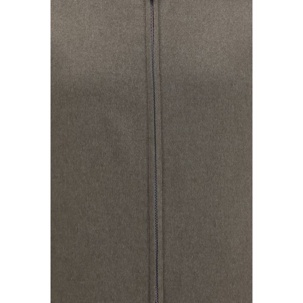 Brunello Cucinelli Bicolor Cashmere Bomber | Regal Royce