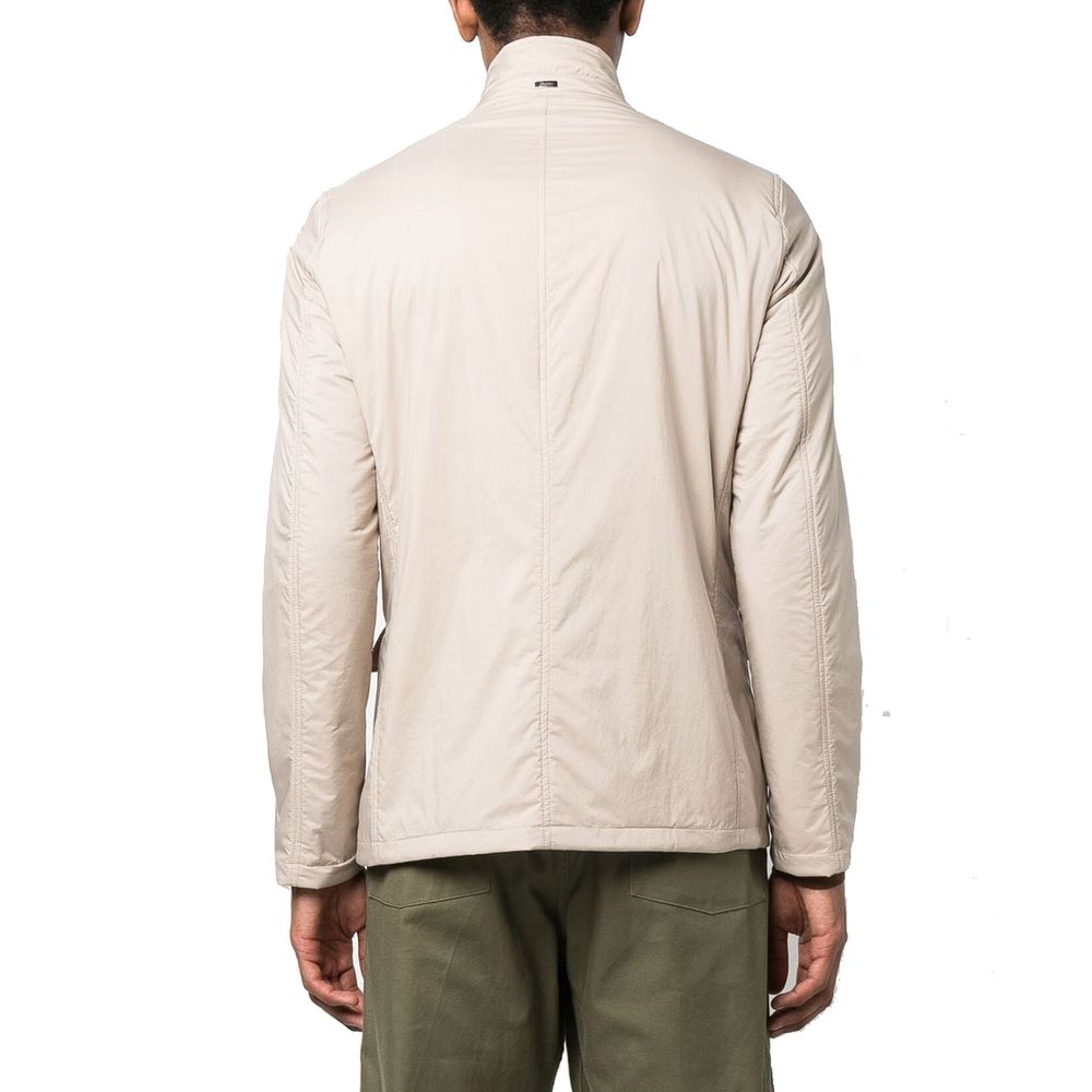 Herno Beige Polyamide Full-Length Jacket | Regal Royce