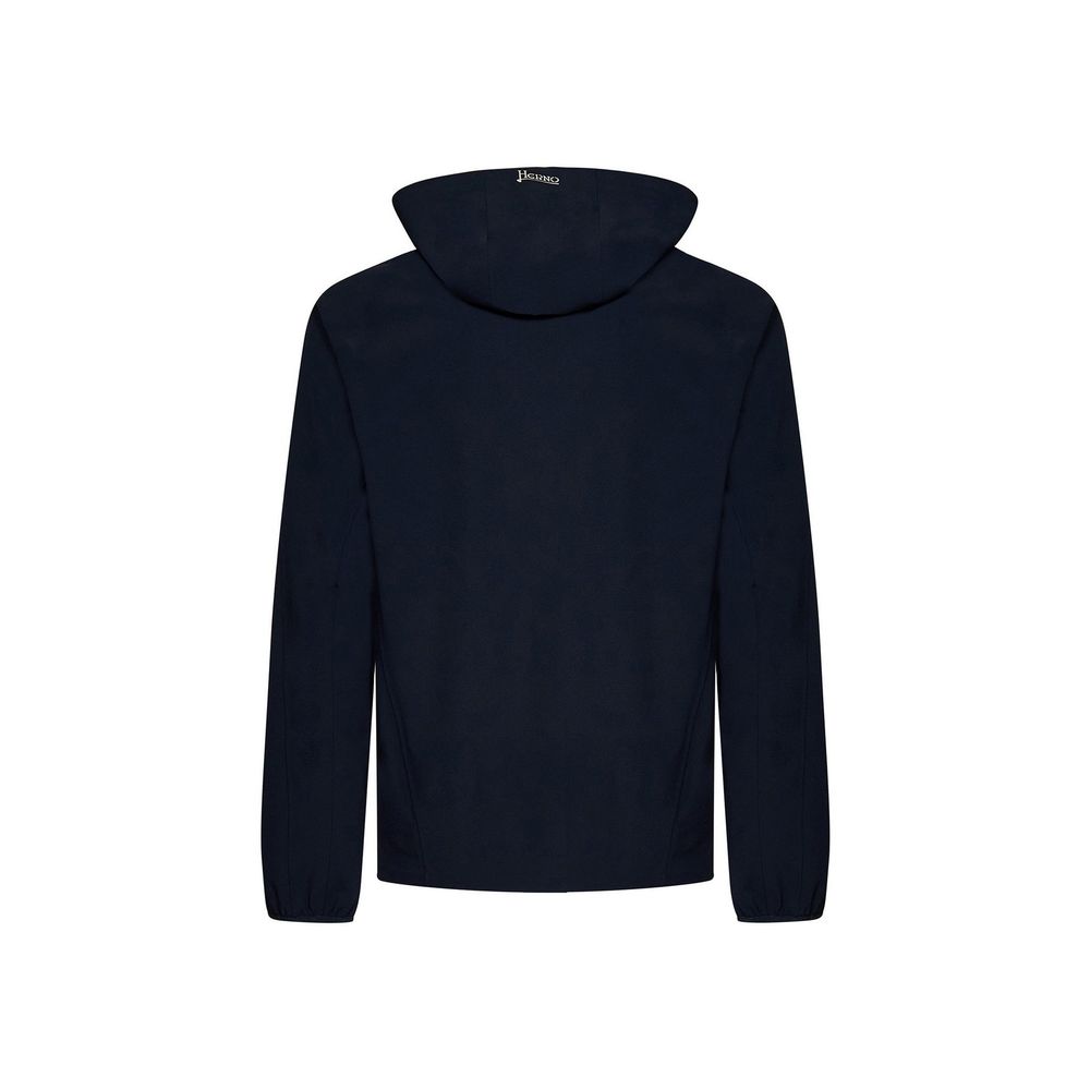 Herno Blue Elastane Shell Jacket | Regal Royce