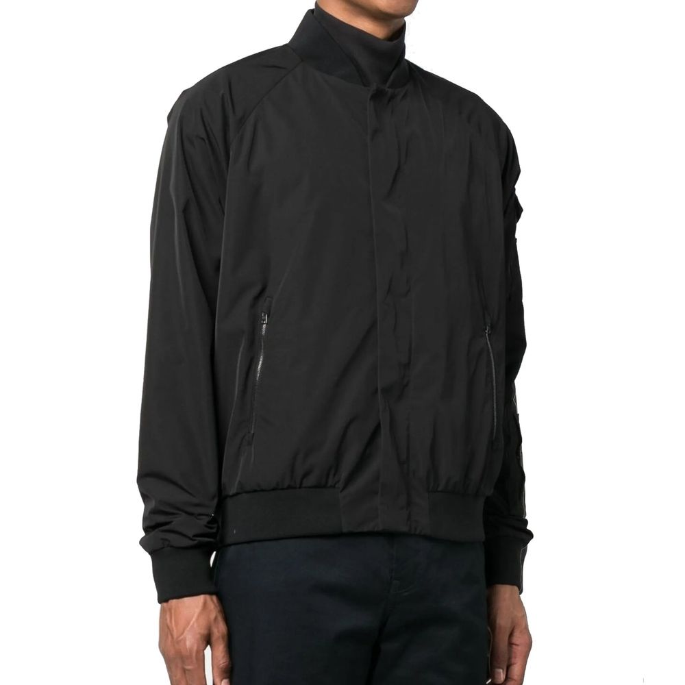 Herno Black Polyester Bomber | Regal Royce