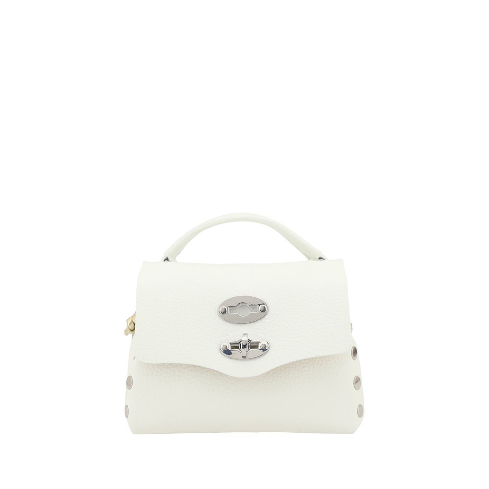Zanellato White Calf Leather Bos Taurus Shoulder Bag | Regal Royce
