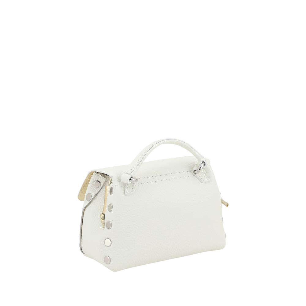 Zanellato White Calf Leather Bos Taurus Shoulder Bag | Regal Royce