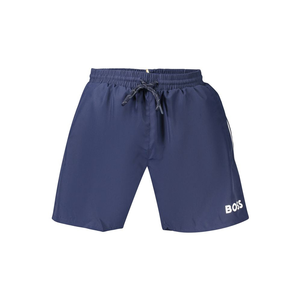 Hugo Boss Blue Polyester Men's Swimwear | Regal Royce