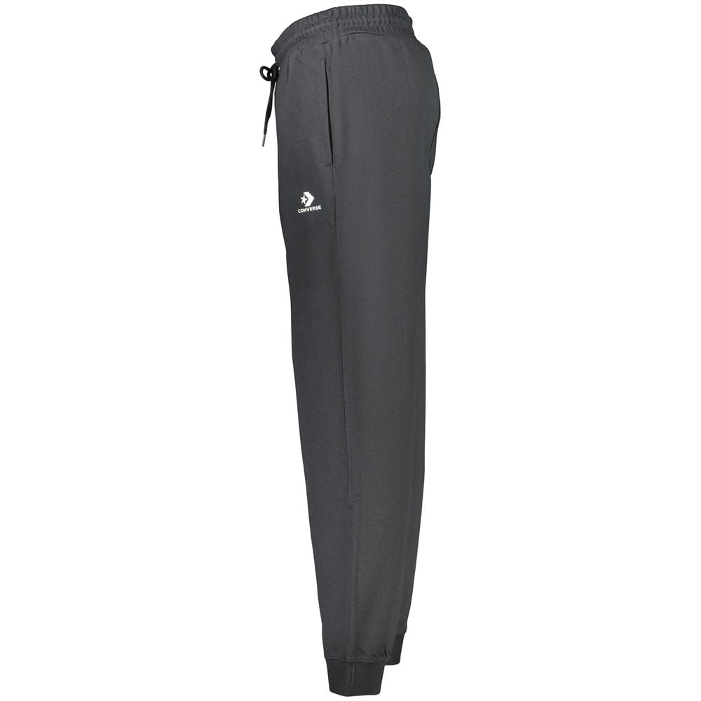 Converse Black Cotton Men's Pant | Regal Royce