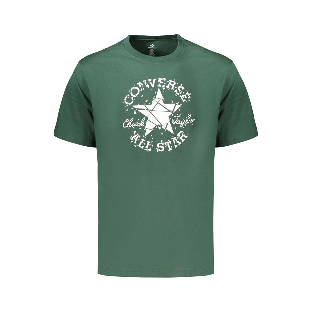 Converse Green Cotton Men's T-Shirt | Regal Royce