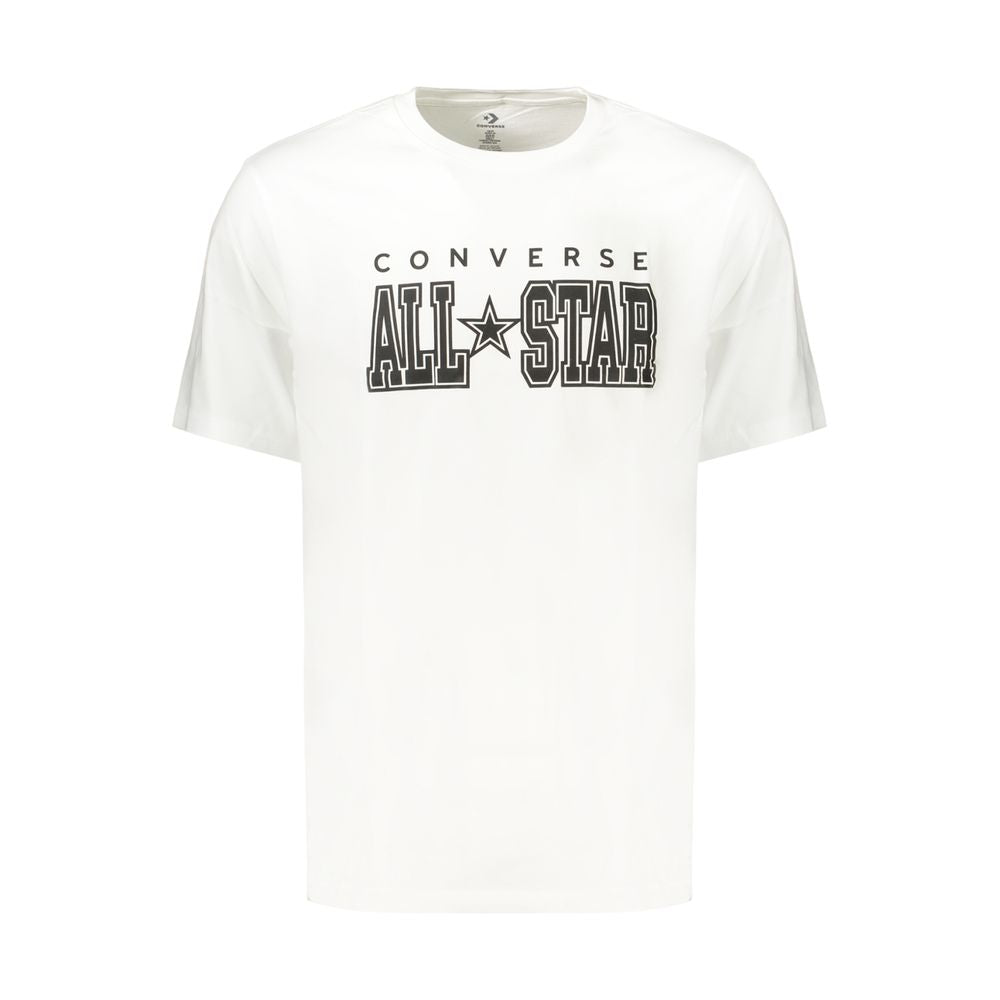 Converse White Cotton Mens T-Shirt | Regal Royce