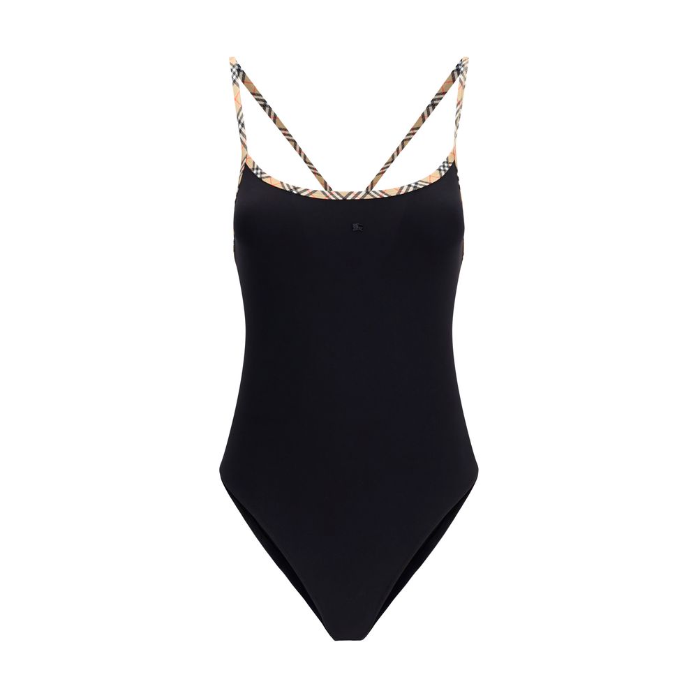 Burberry Black Elastane One-Piece Swimsuit | Regal Royce