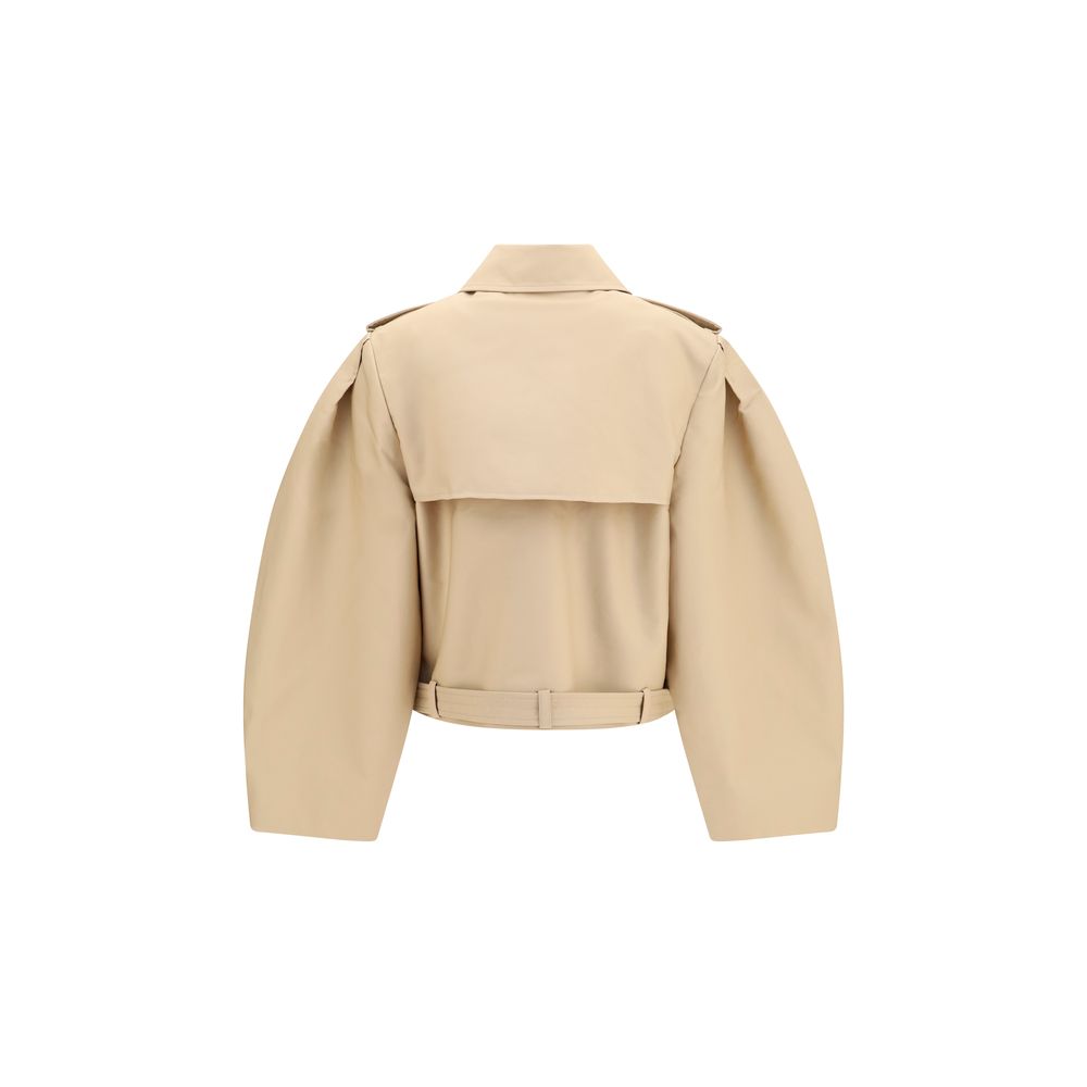 Ganni Beige Cotton Jacket | Regal Royce