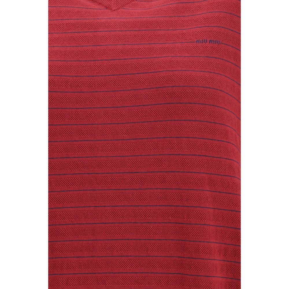 Miu Miu Bordeaux Cotton Sweatshirt | Regal Royce