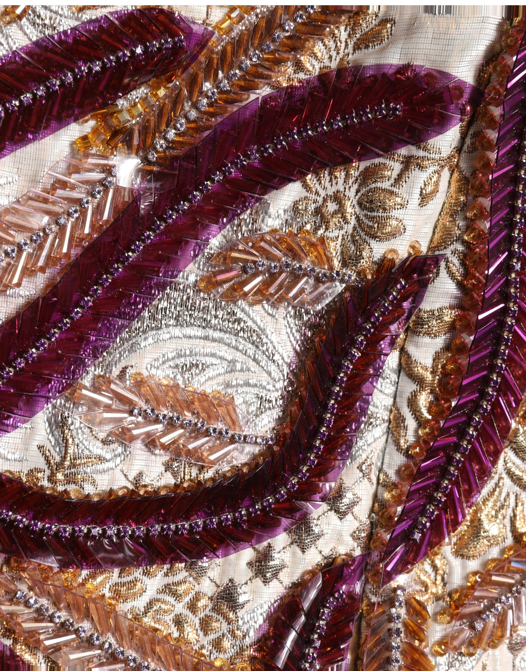 Dolce & Gabbana Multicolor Sequin MidWaist A-line Mini Skirt | Regal Royce