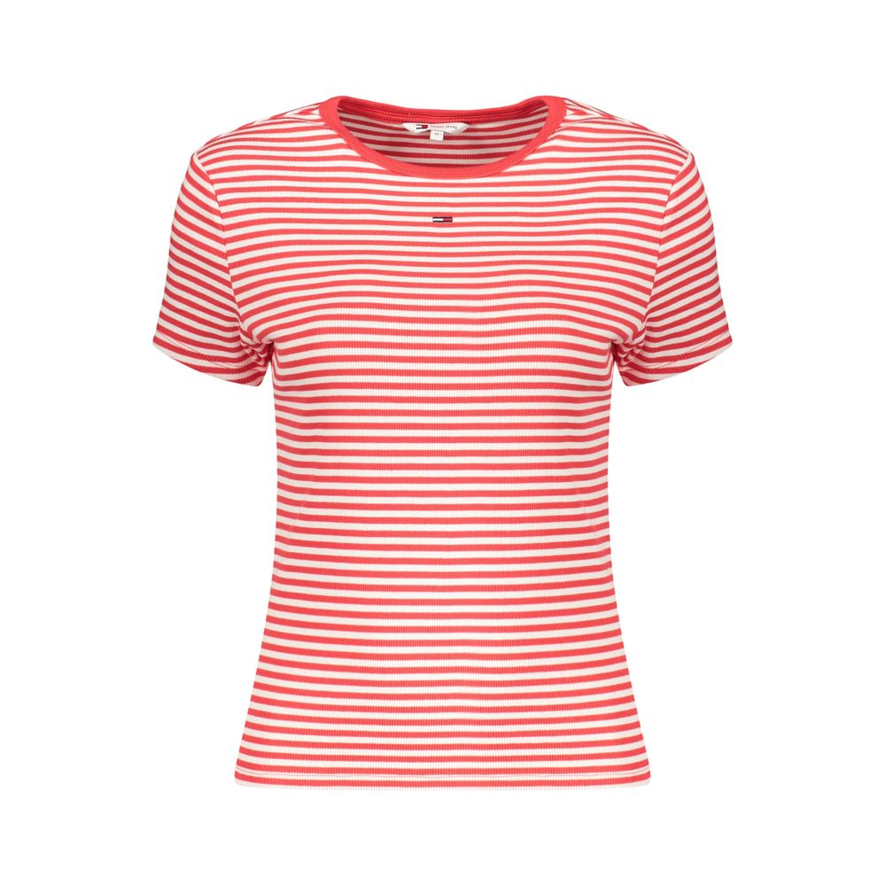 Tommy Hilfiger Red Cotton Women's T-Shirt | Regal Royce