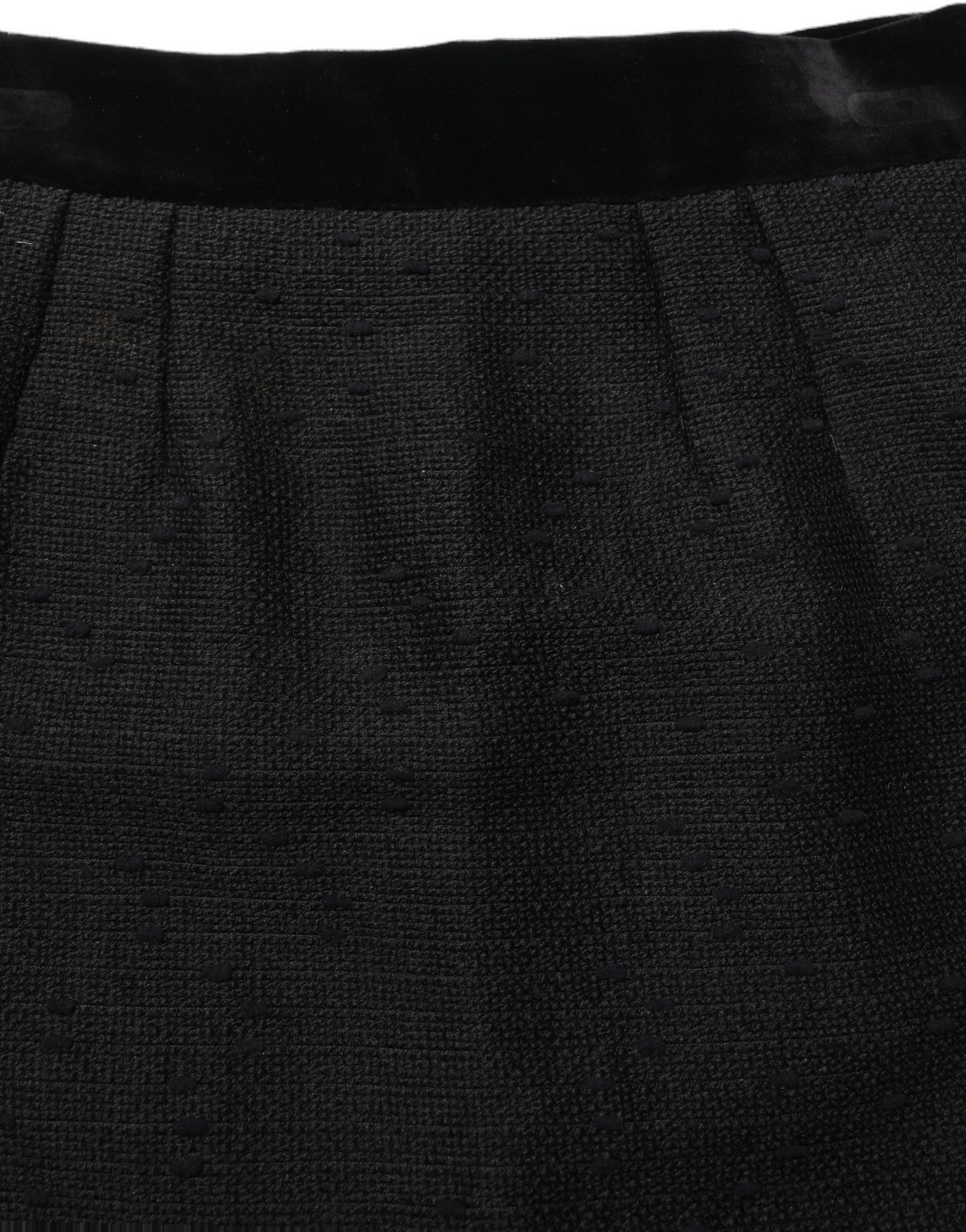 Dolce & Gabbana Black High Waist Pencil Cut Knee Length Skirt | Regal Royce