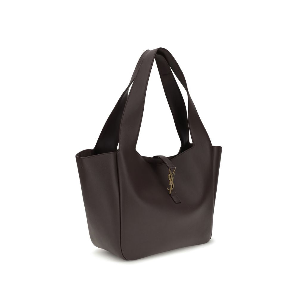 Saint Laurent Brown Calf Leather Bos Taurus Shoulder Bag | Regal Royce