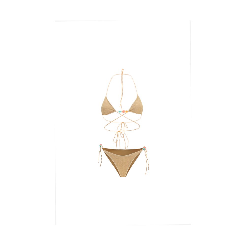 Oséree Gold Polyamide Bikini | Regal Royce