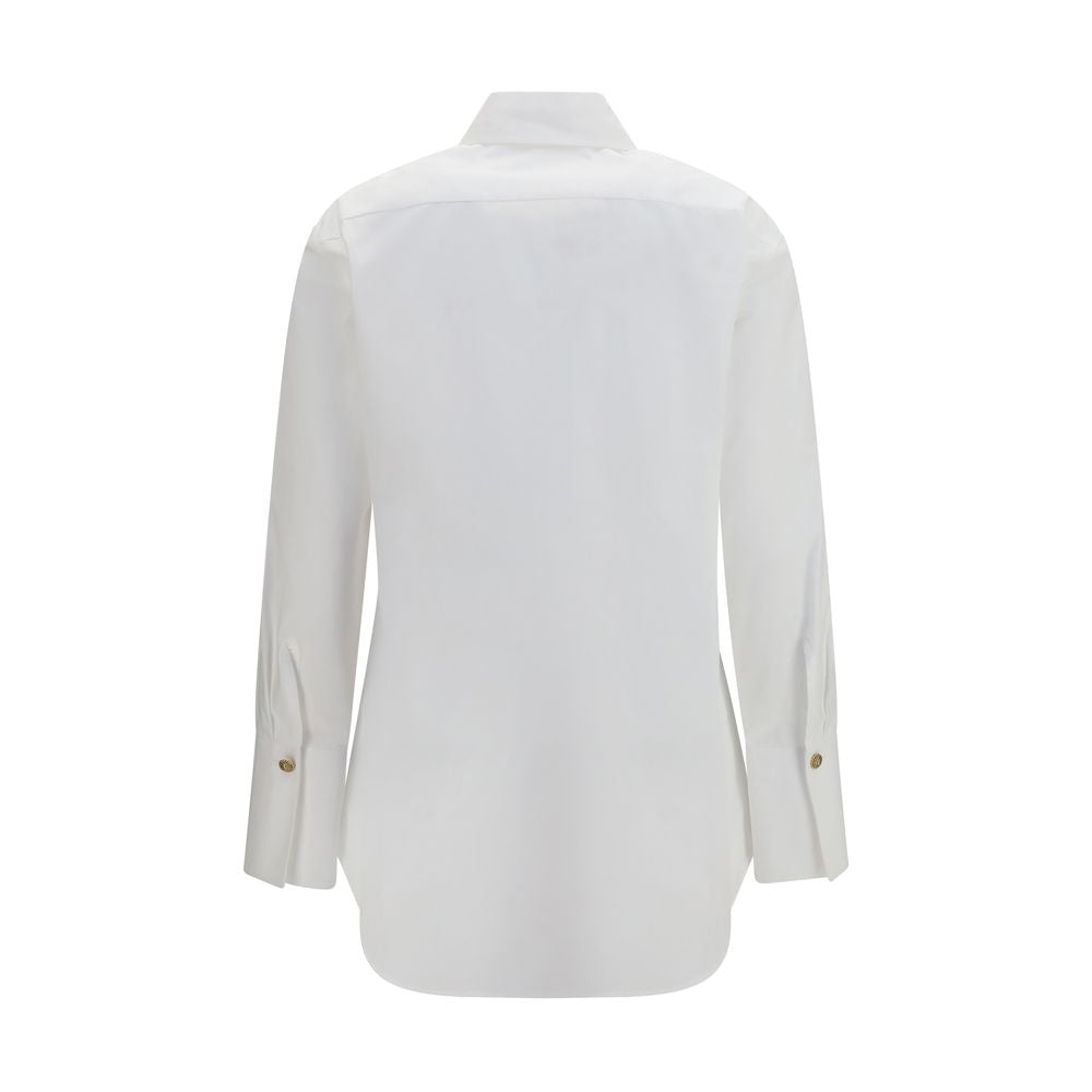 Balmain White Cotton Dress Shirt | Regal Royce