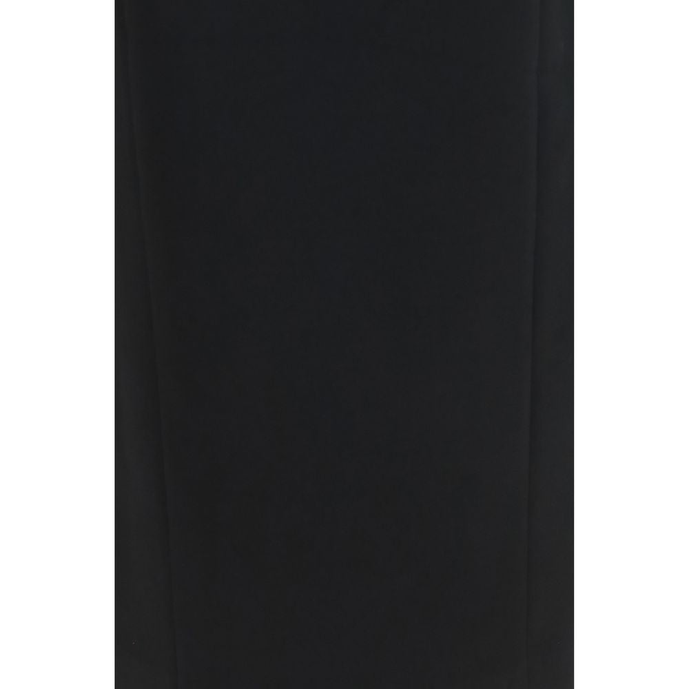 Khaite Black Acetate Long Skirt | Regal Royce