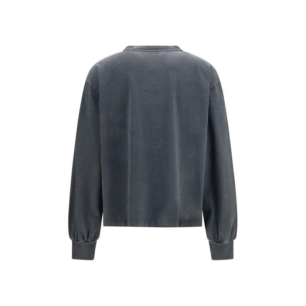 Ganni Gray Cotton Sweatshirt | Regal Royce