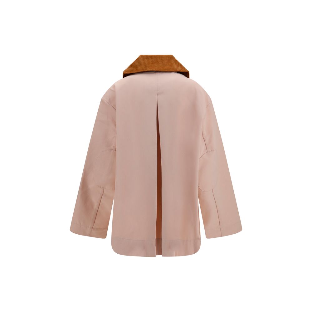 Ganni Multicolor Polyester Full-Length Jacket | Regal Royce