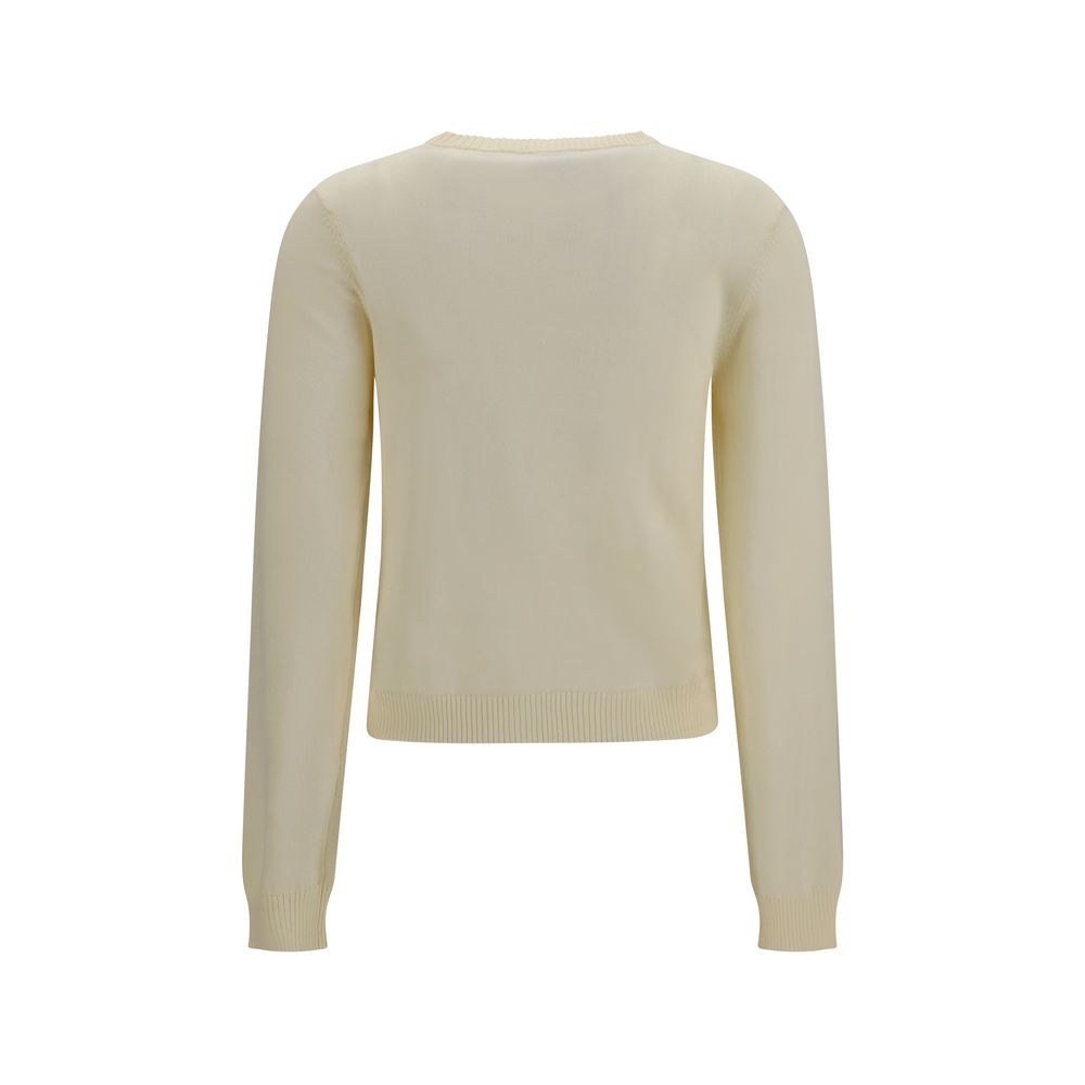 Ganni Beige Cotton Cardigan | Regal Royce