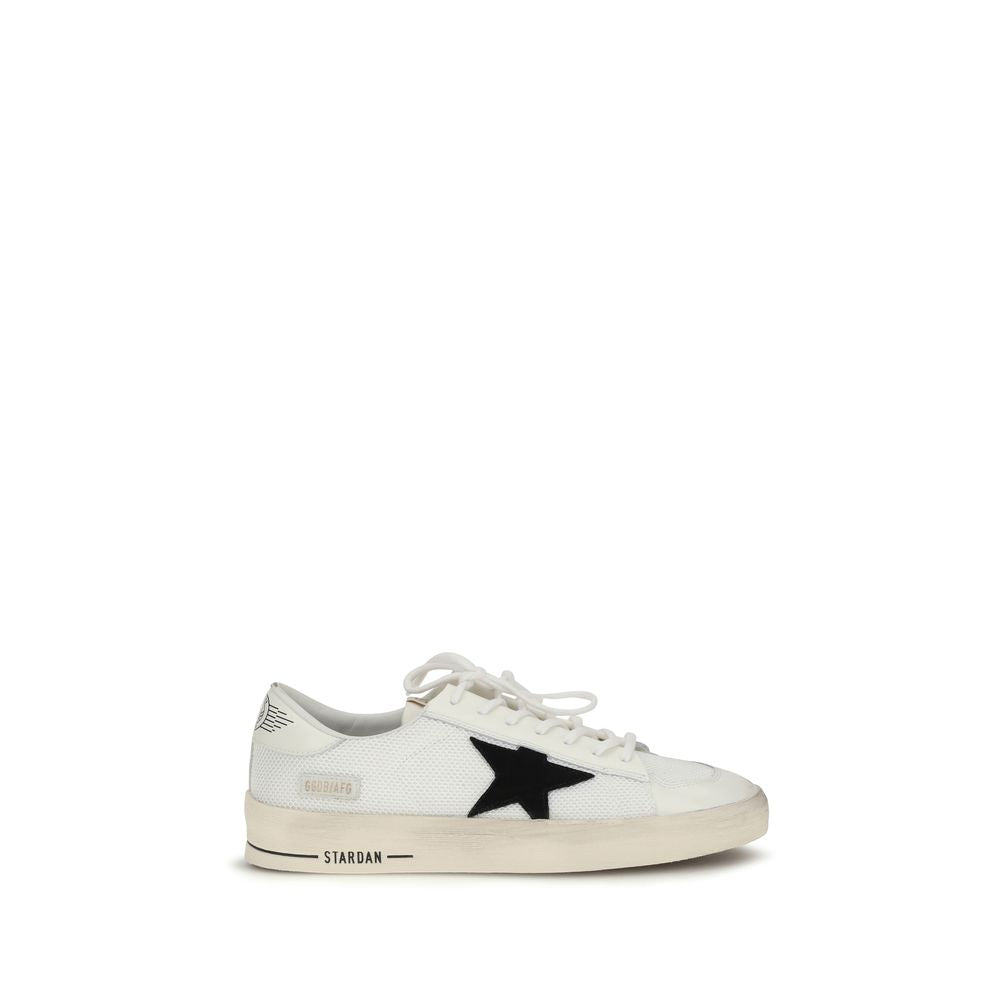 Golden Goose White Calf Leather Bos Taurus Sneakers | Regal Royce